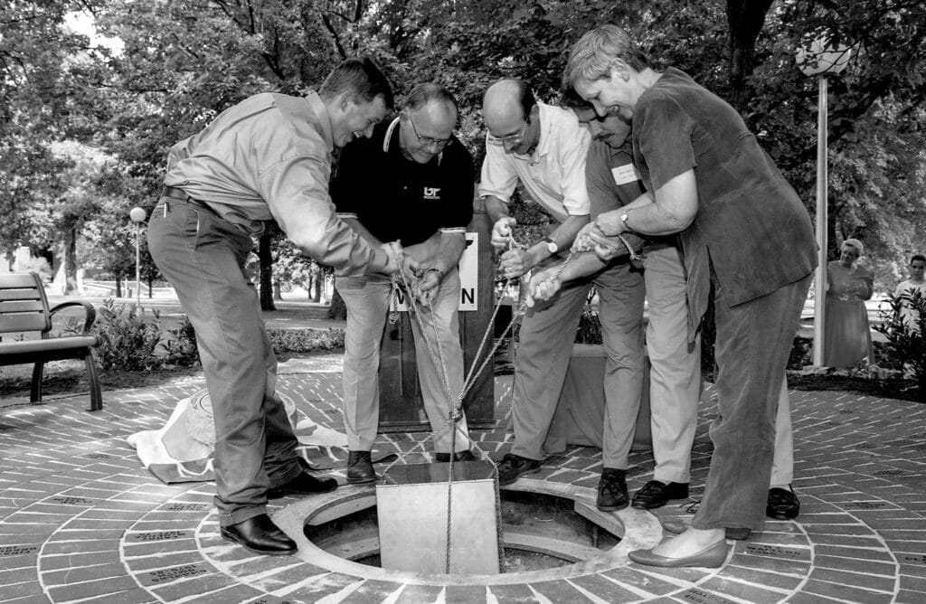 Burying the time capsule