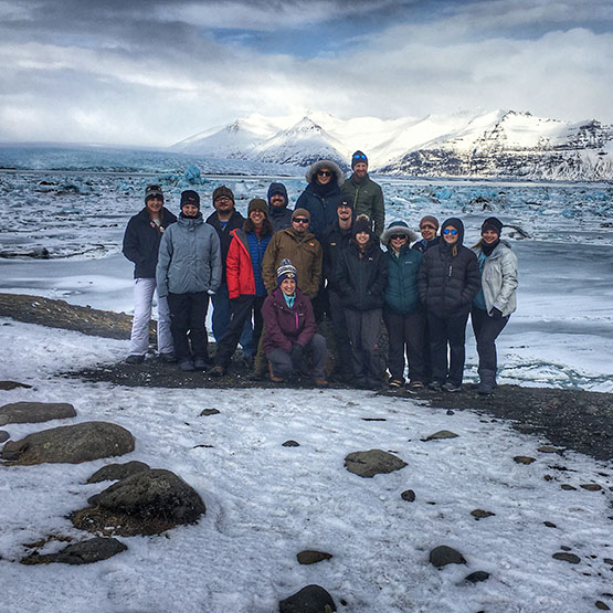UTM students in Iceland